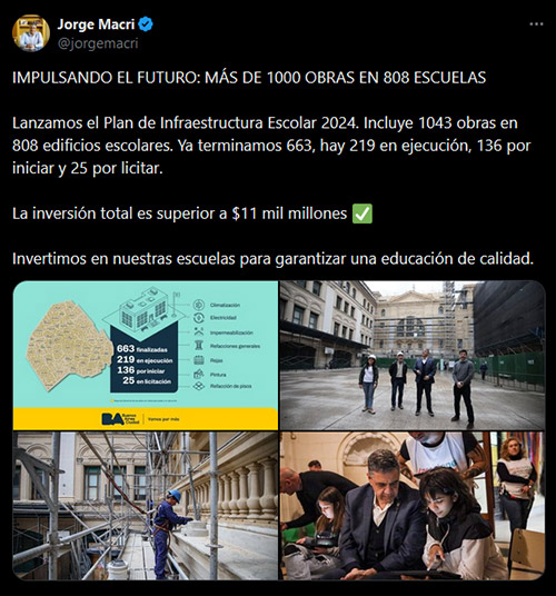 Plan de Infraestructura Escolar