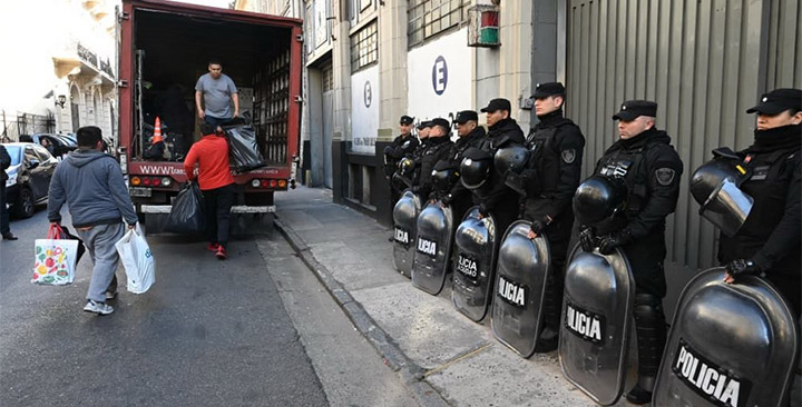 Desalojos en la Ciudad