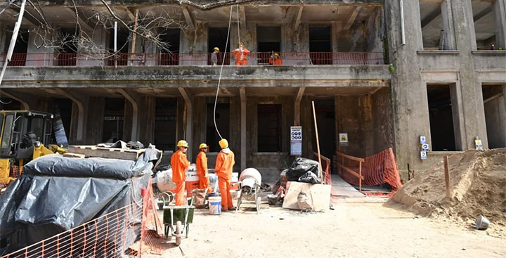 Obras en el H. Tornú