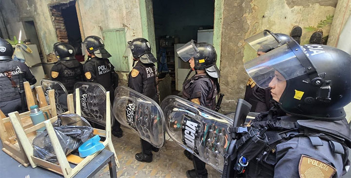 Recuperan casa tomada Recuperan casa tomada