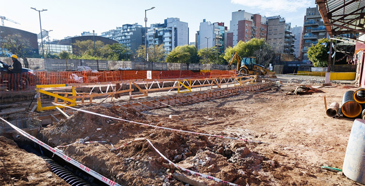 Construyen nueva plaza Construyen nueva plaza