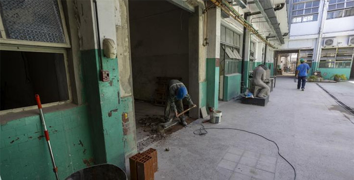 Más obras en escuelas
